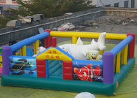 Ocean Theme Kids Inflatables Dengan PVC Tarpaulin 7m * 5m * 2.5m