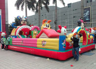 Anak-anak Topik Taman Hiburan Inflatable Komersial Dengan PVC Terpal