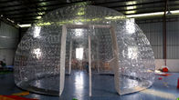 Tenda PVC Combo Transparan Inflatable Dome 8m Diameter Untuk Pesta / Pameran