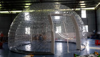 Tenda PVC Combo Transparan Inflatable Dome 8m Diameter Untuk Pesta / Pameran
