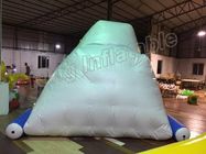 PVC Tarpaulin Giant White Inflatable Air Toy / Inflatable Iceberg Untuk Taman Air