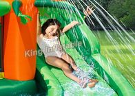 Tropical Play Centre Jump Castle / Seluncur Air Tiup Untuk Anak-Anak Di Musim Panas