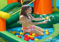 Tropical Play Centre Jump Castle / Seluncur Air Tiup Untuk Anak-Anak Di Musim Panas