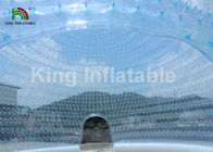 Waterproof 1.0mm PVC Inflatable Dome Bubble Tent Struktur Lapisan Ganda