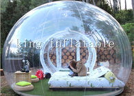 Komersial Transparan PVC Lawn Inflatable Bubble Tent Balon 4 M Diameter