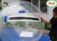 2m Dia PVC Inflatable Water Ball / Disesuaikan Jepang Zipper Clear Water Ball