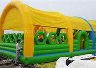 0,55 PVC Terpal Bouncer Castle Outdoor Taman Hiburan Inflatable