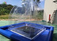 Transparan Kedap Udara Inflatable Camping Bubble Tent 2.4mL * 2.4mW * 2.5m H