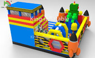 Anak-anak Inflatable Jumping Castle Model Robot Dengan Slide 2 Tahun Garansi