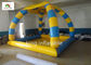 Outdoor Sports Summer Inflatable Water Pools In Rectangle Shape With Tent
