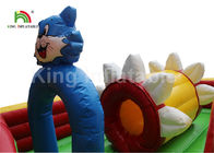 Inflatable Hewan Zoo Castle Jumping Bounce House Untuk Hiburan Keluarga