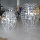 Transparan Inflatable Bumper Ball Tubuh Bumper Bola 1,0 mm PVC 1,2 / 1,5 m Diameter